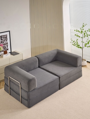 Canapea modulară din memory foam HD – premium, 200x100x70 cm, configurabilă în mai multe moduri - Img 17