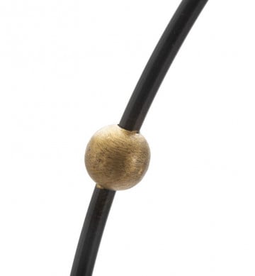Ceas decorativ auriu/negru din metal, ∅ 61 cm, Pearl Mauro Ferretti - Img 2