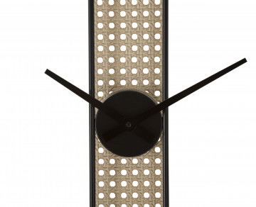 Ceas decorativ negru din metal, ∅ 60 cm, Ribby Mauro Ferretti - Img 2