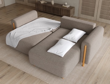 Colțar Acossta extensibil, 244x154x95 cm, orientare dreapta – Royal 20 - Img 7