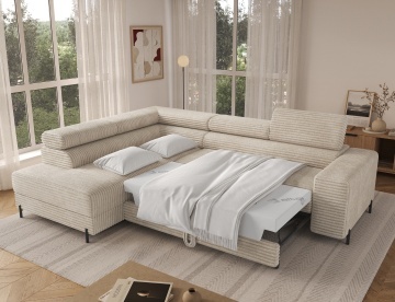 Colțar Colesio extensibil, 274x200x93 cm, orientare stânga – Modullo 18 – fotografie de prezentare a produsului