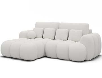 Colțar Covelion extensibil, 260x167x105 cm, orientare stânga – Paolli 01 - Img 4