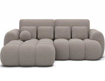 Colțar Covelion extensibil, 260x167x105 cm, orientare stânga – Royal 18