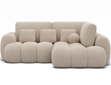 Colțar Cozion extensibil, 267x165x105 cm, orientare dreapta – Calmora 18