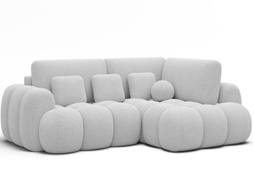 Colțar Cozion extensibil, 267x165x105 cm, orientare dreapta – Royal 01 - Img 4