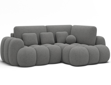 Colțar Cozion extensibil, 267x165x105 cm, orientare dreapta – Royal 04 - Img 4