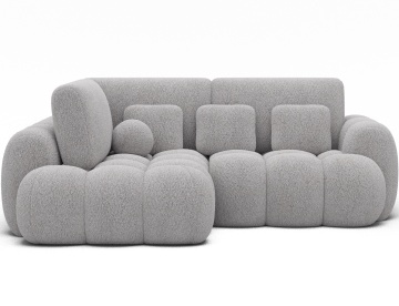 Colțar Cozion extensibil, 267x165x105 cm, orientare stânga – Kendell 03