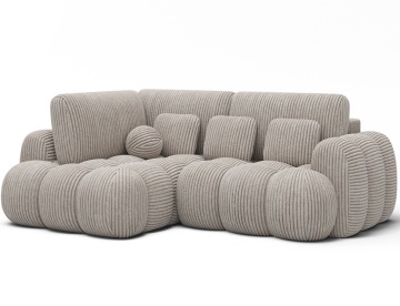 Colțar Cozion extensibil, 267x165x105 cm, orientare stânga – Modullo 01 - Img 4