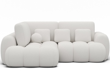 Colțar Cozion extensibil, 267x165x105 cm, orientare stânga – Paolli 01 - Img 2