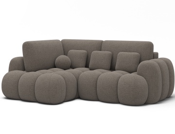Colțar Cozion extensibil, 267x165x105 cm, orientare stânga – Royal 20 - Img 4