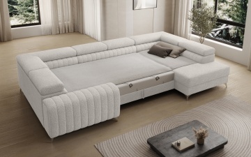 Colțar Louis extensibil, 347x202x92 cm, orientare dreapta – Royal 01 – cadru alternativ al produsului