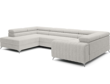 Colțar Louis extensibil, 347x202x92 cm, orientare stânga – Royal 01 – cadru vizual suplimentar al produsului