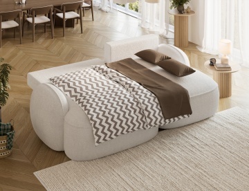 Colțar Tesalia extensibil, 247x150x93 cm, orientare dreapta – Royal 01 - Img 7