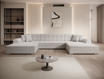 Colțar Vento extensibil, 359x165x78 cm, orientare symmetrical – Royal 01 - Img 3