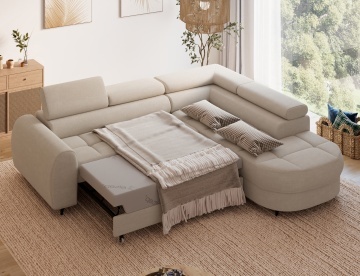 Colțar Vesteria right-hand extensibil, 279x215x72 cm – Manhattan 18 - Img 7