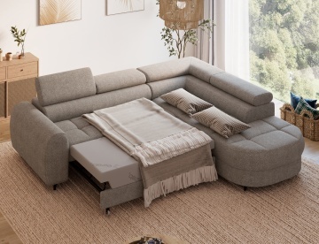 Colțar Vesteria right-hand extensibil, 279x215x72 cm – Royal 20 - Img 7