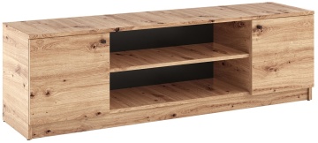 Comodă TV Evi I – 160x40x48.5 cm – Stejar Artisan