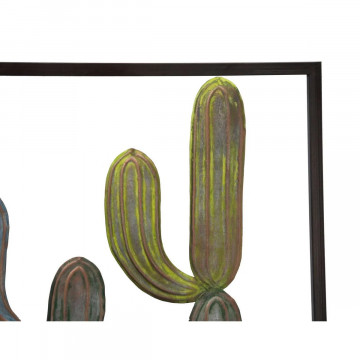 Decoratiune de perete din metal, 50 x 1,3 x 50 cm, Cactus C Mauro Ferreti - Img 6