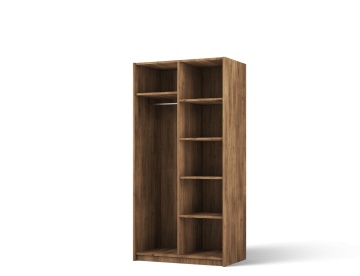 Dulap Alera II Hinged – cu oglindă – 100x58x204 cm – Stejar Artisan – Alera II Hinged Dulap – Varianta 2 - Img 3