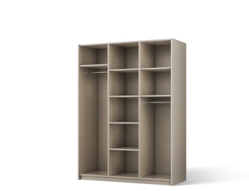 Dulap Alera III Hinged – cu oglindă – 148x58x204 cm – Cașmir – Alera III Hinged Dulap – Varianta 1 - Img 3