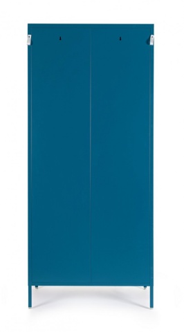 Dulap cu doua usi, albastru, 50x80x185 cm, Cambridge, Yes - Img 4