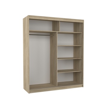 Dulap cu usi glisante 180x215 cm, Medison, ADRK Furniture - Img 10