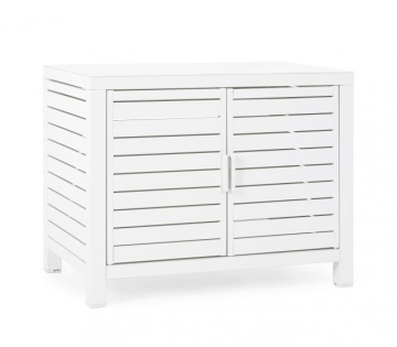 Dulap de exterior, cu doua usi, alb, Atlantic, Bizzotto