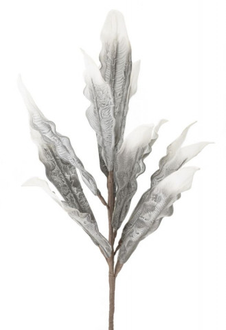 Floare artificiala din plastic si metal, ø 30 cm, Grigio Mauro Ferreti - Img 2