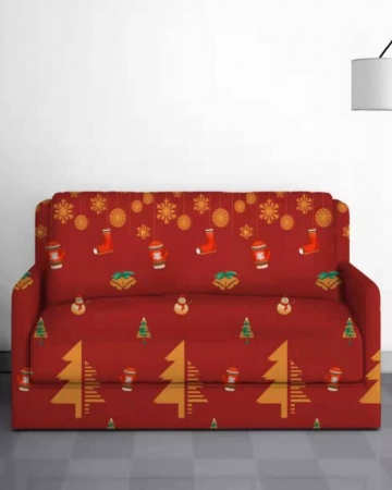 Husa Elastica pentru Canapea 2 Locuri, Christmas Tree, HEJ2-17 – imagine comercială suplimentară