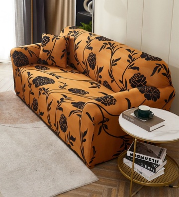 Husa Elastica Pentru Canapea 3 Locuri, Black Roses, HEJ3-31 – prezentare secundară de catalog
