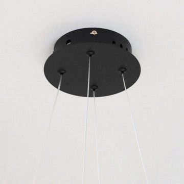 Lampa Suspendata LED Knot M, negru, lumina neutra, Kelektron - Img 3