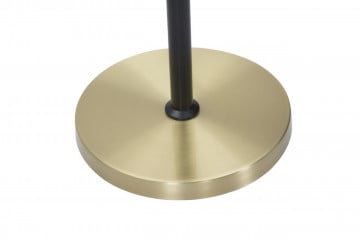 Lampadar auriu/negru din metal, Soclu E14 Max 40W, ∅ 46 cm, Glamy Dark Mauro Ferretti - Img 3
