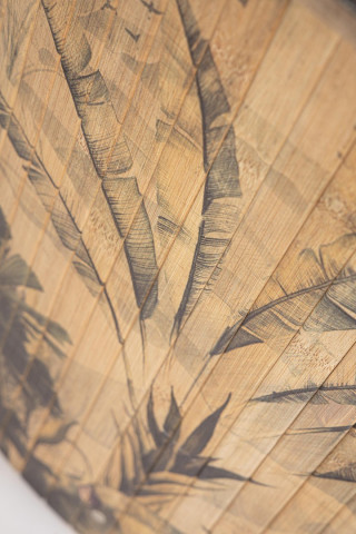 Masuta de cafea finisaj natural din Bambus, ∅ 58 cm, Nariko Bizzotto - Img 4