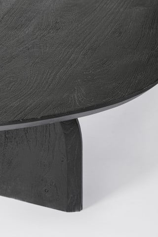 Masuta de cafea neagra, din lemn de mango, 135x76x38 cm, Monterrey Bizzotto - Img 6