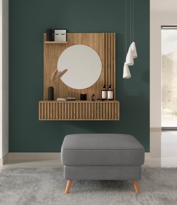 Mese de toaletă Entsian 85 Vanity Artisan Oak - Img 14