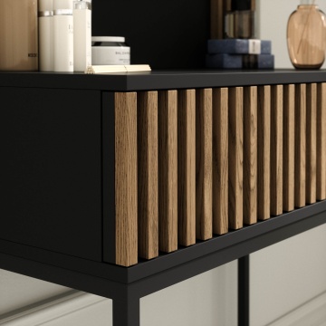 Mese de toaletă Meorati 85 Vanity table negru – Negru – imagine de catalog suplimentară