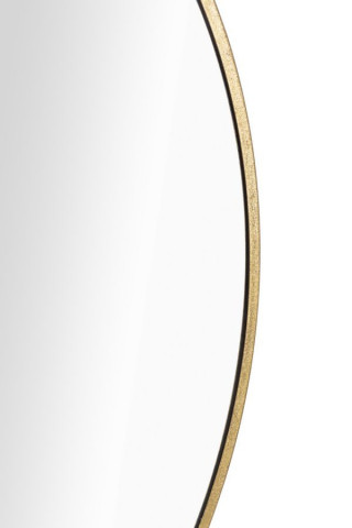 Oglinda decorativa aurie cu rama din metal, ∅ 100 cm, Elegant Mauro Ferretti - Img 2