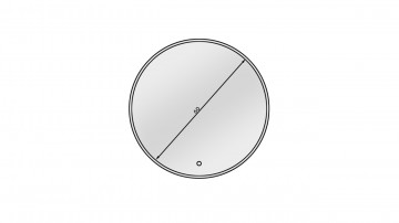 Oglinda iluminata, 60x60x2 cm, Gerbinie A, Eltap - Img 6
