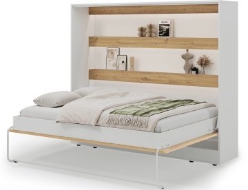Pat rabatabil Devesto Horizontal Wall 140 Artisan Eiche LED, 200x140 cm – Artisan Eiche