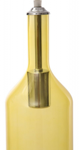 Pendul galben din sticla, ø 11 x h43 cm, Bottle Mauro Ferreti - Img 3