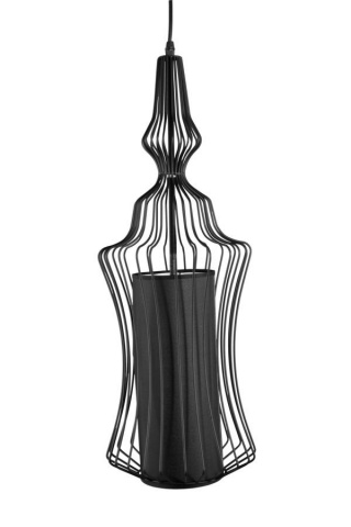 Pendul negru din metal, ø 22 x h60 cm, Iron Mauro Ferreti - Img 2