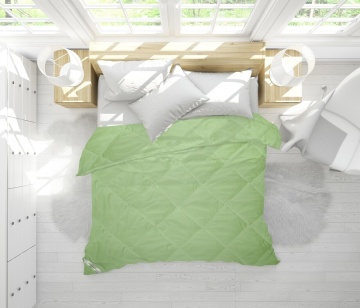 Pilota 4 Anotimpuri, Bamboo Sense, 180x200 cm, 250 g + 150 g, fibra de bambus, verde - Img 3