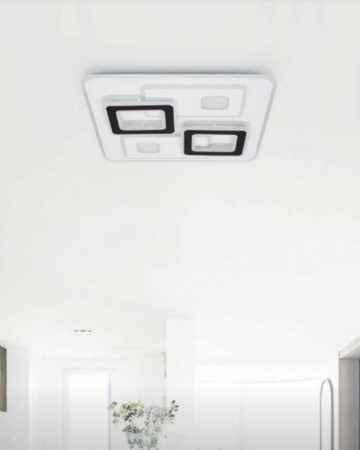 Plafoniera LED 170W, Maro/Alb, Retro, Kelektron – fotografie alternativă de produs