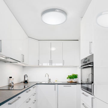 Plafoniera LED 54W, Ø40 cm, Gri, Skoll, Kelektron – imagine de ansamblu a produsului