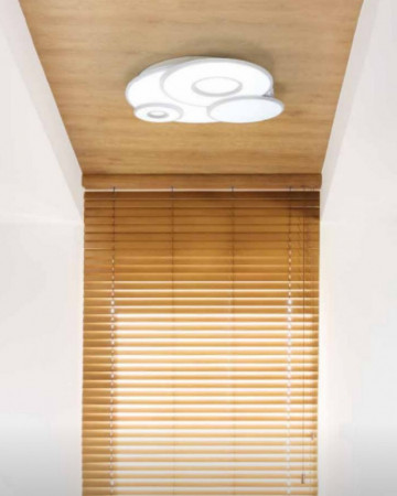 Plafoniera LED 80W, Ø59 cm, Alb, Belinus, Kelektron - Img 3