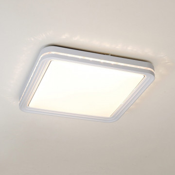 Plafoniera LED Ocamo, dimabil, cu telecomanda, alb, lumina calda / rece / neutra, Kelektron - Img 5
