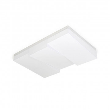 Plafoniera LED Step, alb, dimabil, cu telecomanda, lumina calda / neutra / rece, Max 215W, Kelektron - Img 1