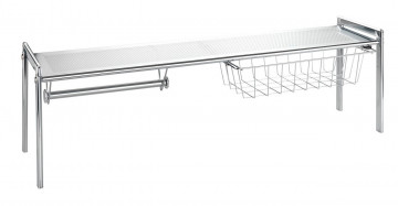 Raft pentru bucatarie, Wenko, Exquisite, 93 x 30 x 21.5 cm, metal cromat - Img 11