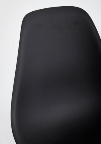 Scaun negru din plastic si lemn de Fag, System Bizzotto - Img 6