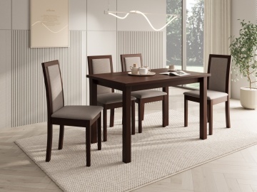 Scaun tapitat, din lemn, Nola IV, ADRK Furniture